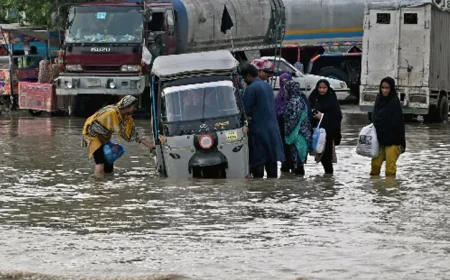 Rain and strong winds kill 18 in Pakistan's Karachi