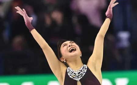 Japanese star Sakamoto signs off with fourth world skating gold