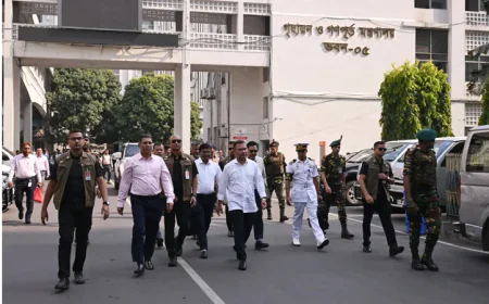 PM visits different ministries at secretariat