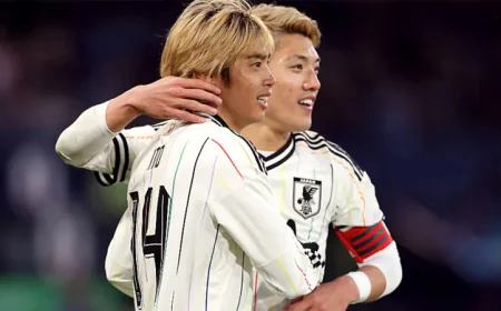 Japan strike late to win Scotland friendly