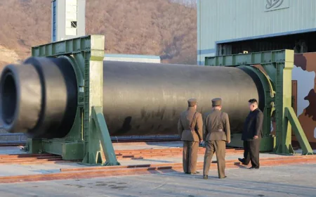 North Korea's Kim oversees test of high-thrust engine: KCNA