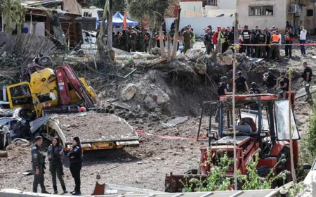 Medics say 11 wounded in Iran missile strike on Israeli village