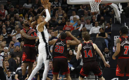 Wembanyama sets record as Spurs beat Bulls, Shai rescues Thunder