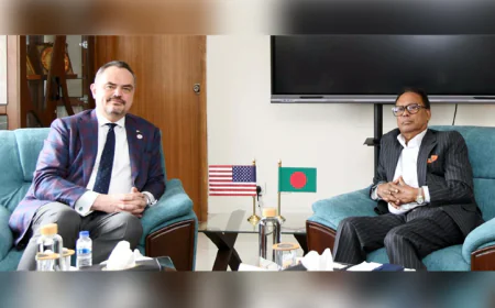 US envoy meets Fakir Mahbub Anam