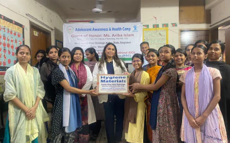 Adolescent Health Awareness and Medical Camp Held in Mohammadpur