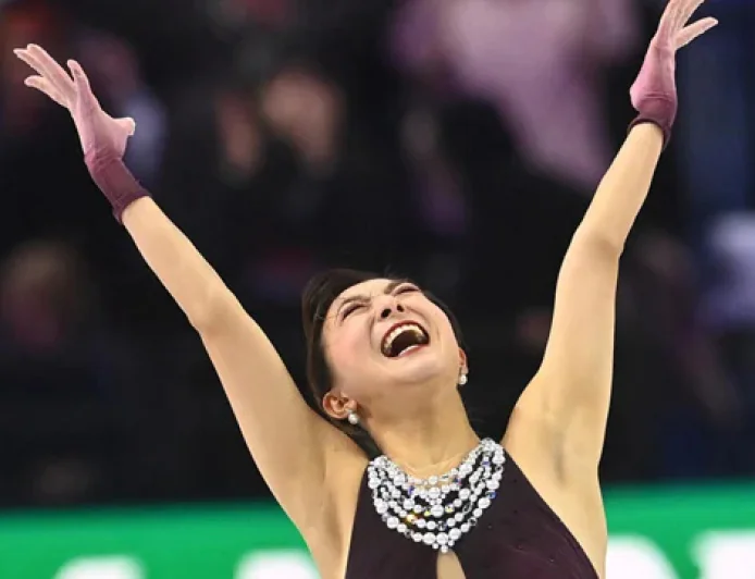 Japanese star Sakamoto signs off with fourth world skating gold