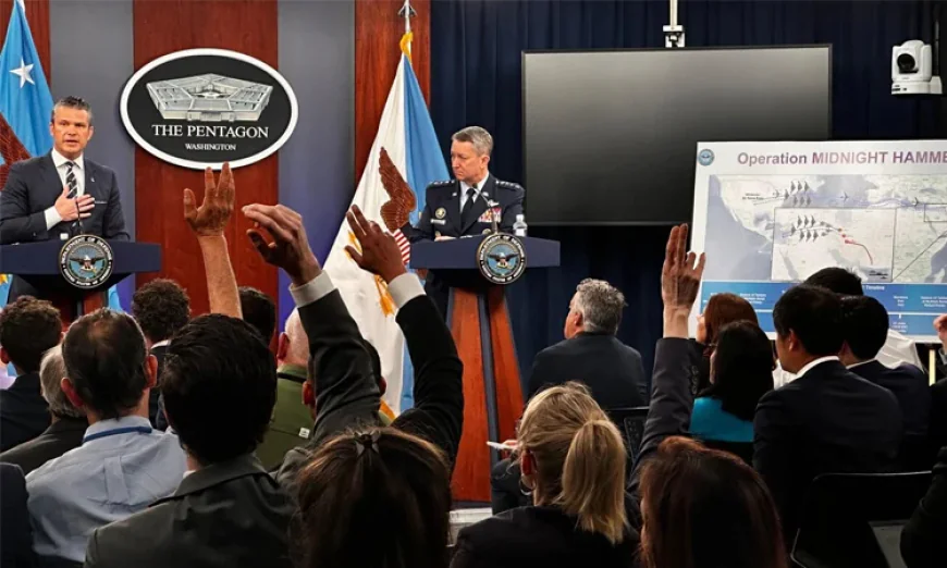 Pentagon chief to hold first press conference on Iran