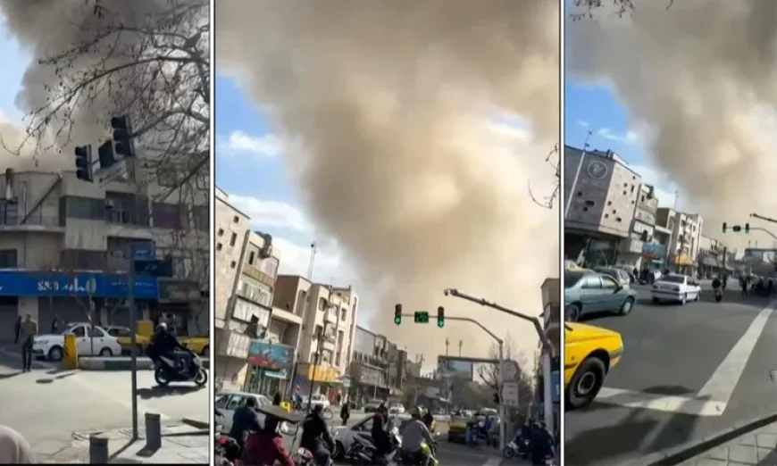 Explosions near Iran's state television HQ but no broadcast disruption: statement