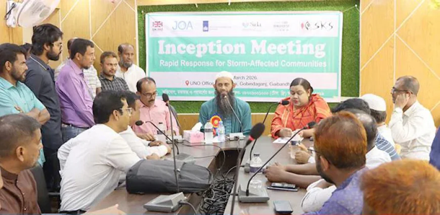 300 storm-affected families to receive Tk 26,000 each in Gaibandha