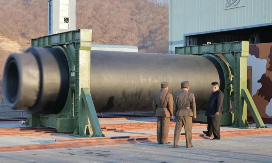 North Korea's Kim oversees test of high-thrust engine: KCNA