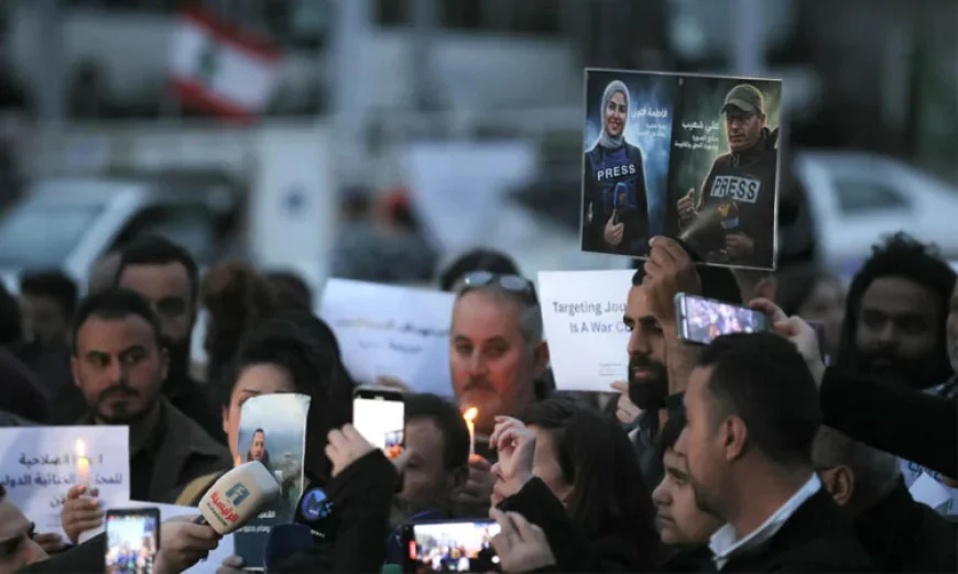 Israeli strike kills three journalists in south Lebanon