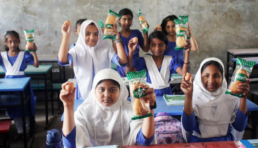 School Feeding Programme launched for 52,500 primary students in Bhola