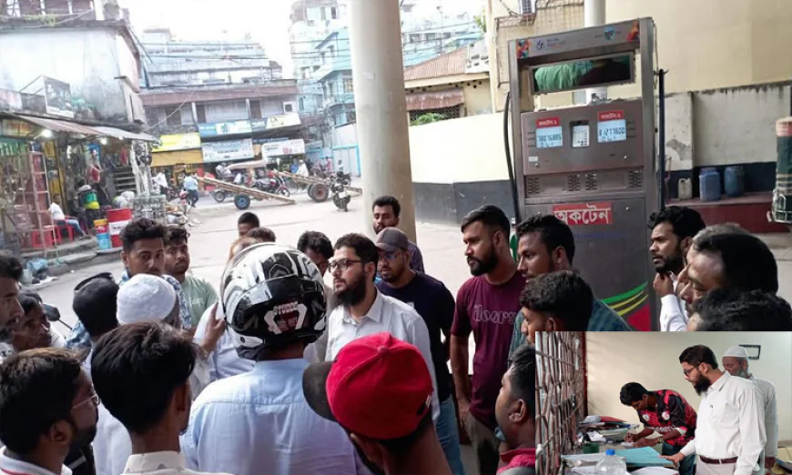 2 fuel pumps fined Tk 33,000 in Khulna