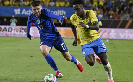 Brazil down Croatia 3-1 in World Cup warm-up