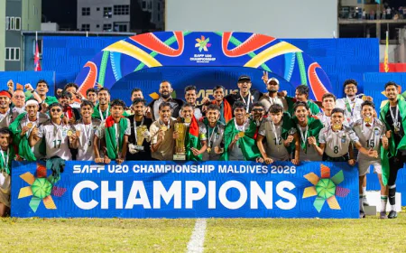 Speaker congratulates U-20 football team