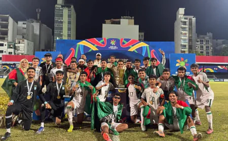 Bangladesh clinch SAFF U-20 Championship title