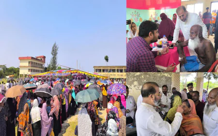 Free eye camp held at Rampal, serves thousands