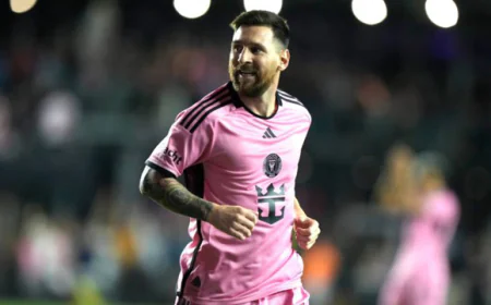 Messi marks new stadium with goal but Miami held by Austin