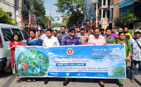 World Health Day observed in Rajshahi