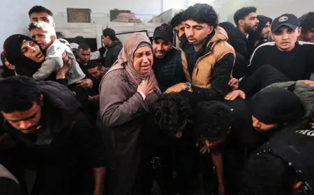 Gaza hospital says clashes, Israeli strikes kill 10