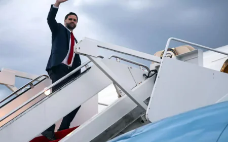 US Vice President Vance departs for Hungary in support of Orban