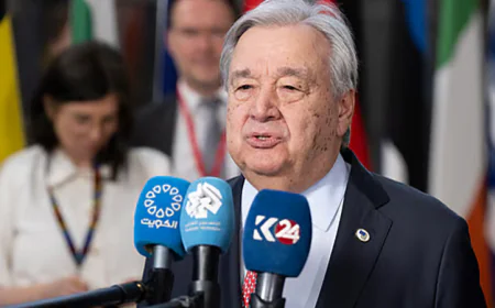 UN chief warns Israeli strikes on Lebanon pose 'grave risk' to US-Iran truce: spokesman