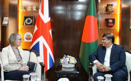 UK High Commissioner meets PM's Defence Adviser