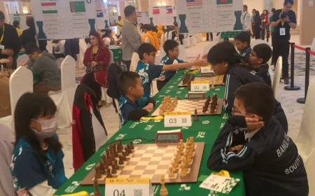Mixed day for South Point in FIDE-ISCF World School Chess