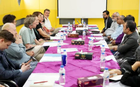 German parliamentary delegation meets KCC administrator, officials