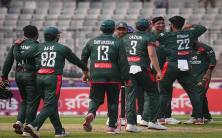BCB announces squad for first two ODIs against New Zealand