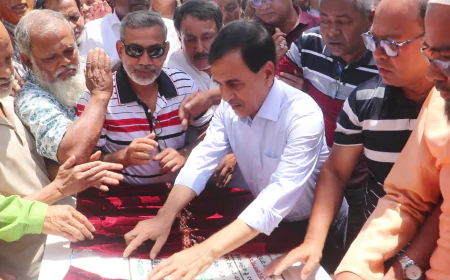 Naogaon canal re-excavation project launched to boost Agriculture