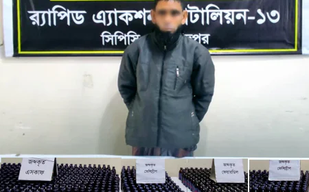 1,113 bottles of drugs seized, one held in Dinajpur