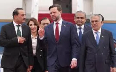 Pakistan PM meets US VP Vance as peace talks 'commence': govt statement