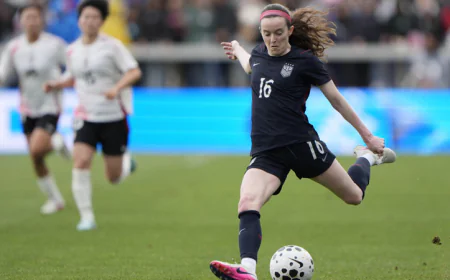 Lavelle marks 100th cap with goal in US win over Japan