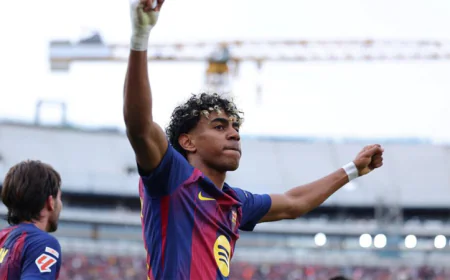 Yamal shines as Barca thrash Espanyol to extend Liga lead