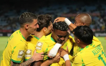 Colombian Leon gives Sundowns away win over Esperance