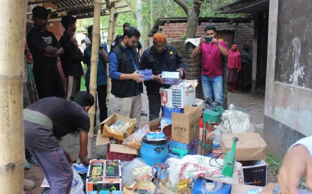 Mobile court fines adulterated cosmetics factory