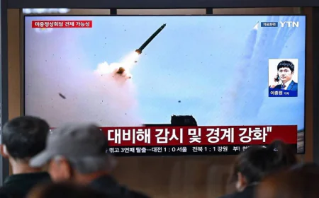 North Korea fires multiple ballistic missiles into sea: Seoul
