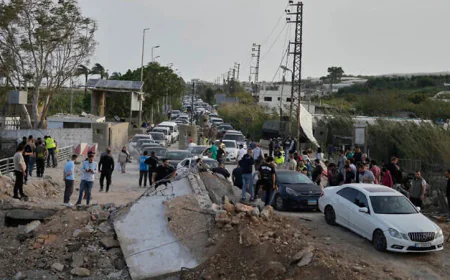 Lebanese army restores road, bridge damaged by Israeli strikes