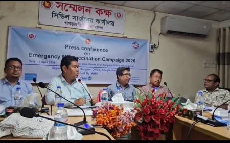 78,432 children to get measles-rubella vaccine in Khagrachhari