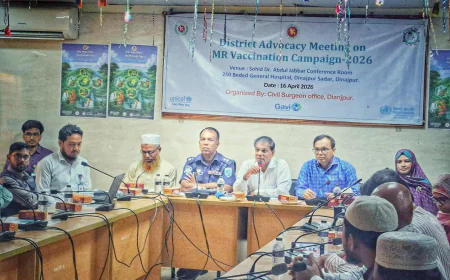 Measles vaccination to begin in Dinajpur tomorrow