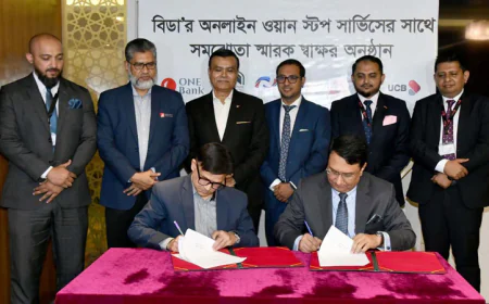 5 banks sign MoU with BIDA to enhance OSS-based investment services