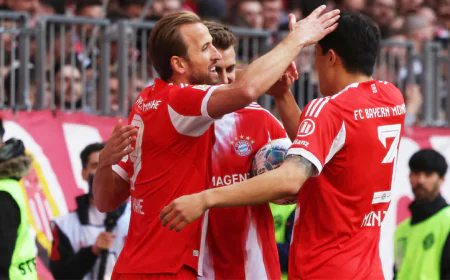 Kane scores as Bayern sink Stuttgart to claim Bundesliga title