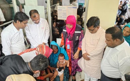 7 lakh children to get measles-rubella vaccine in Cumilla
