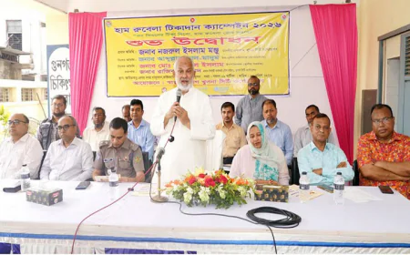 Manju inaugurates measles-rubella vaccination campaign in Khulna city