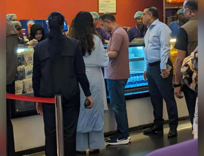 PM watches film at cinema hall with daughter