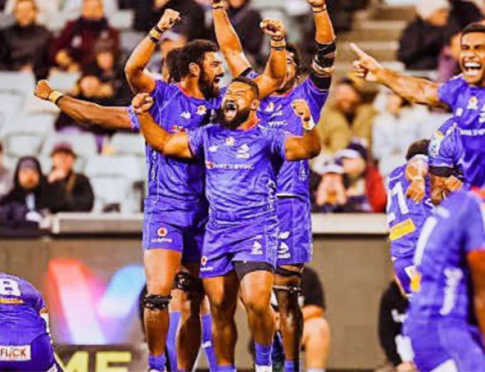 Fijian Drua pay tribute to cyclone-hit compatriots after historic win