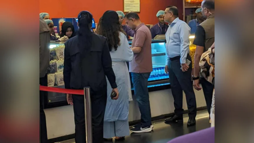 PM watches film at cinema hall with daughter