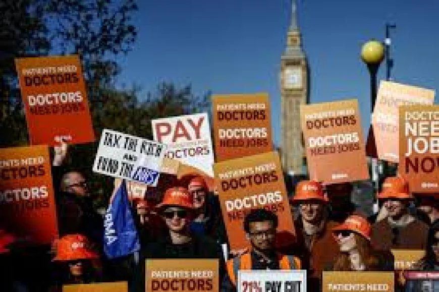 Doctors in England go on strike for 15th time in 3 years