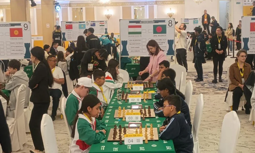 South Point School finish 13th in ISCF World School Chess